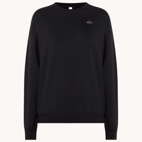ALO Yoga Tops - ALO Yoga Black Crewneck Sweater